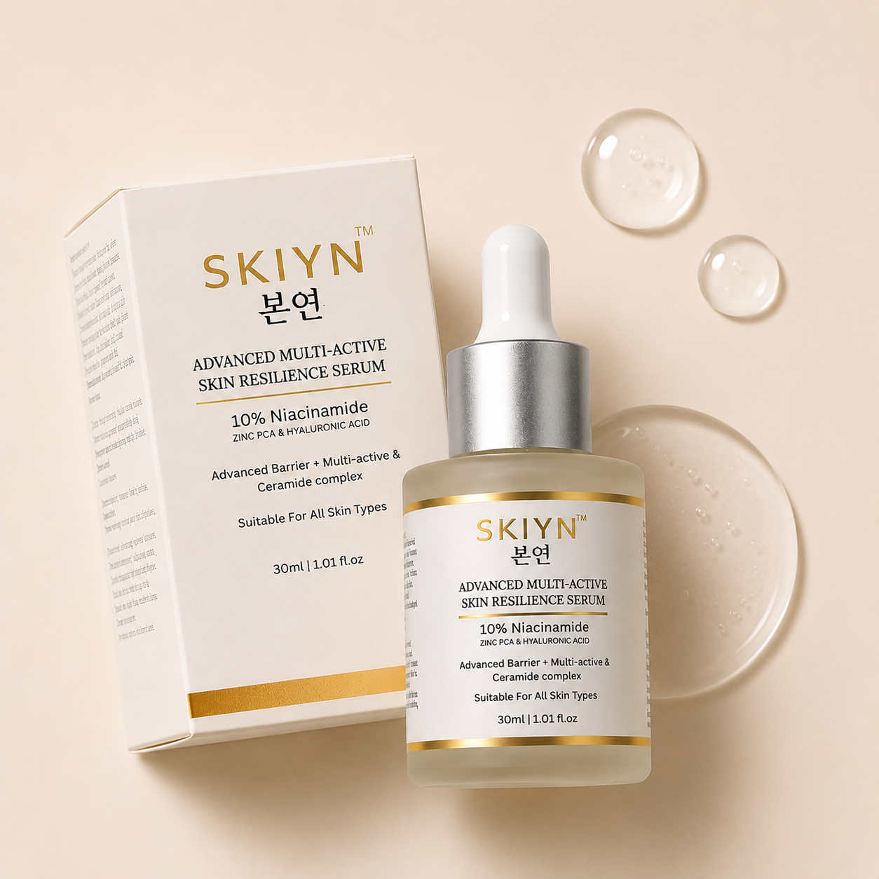 SKIYN 10% Niacinamide Serum with Zinc PCA & Hyaluronic Acid